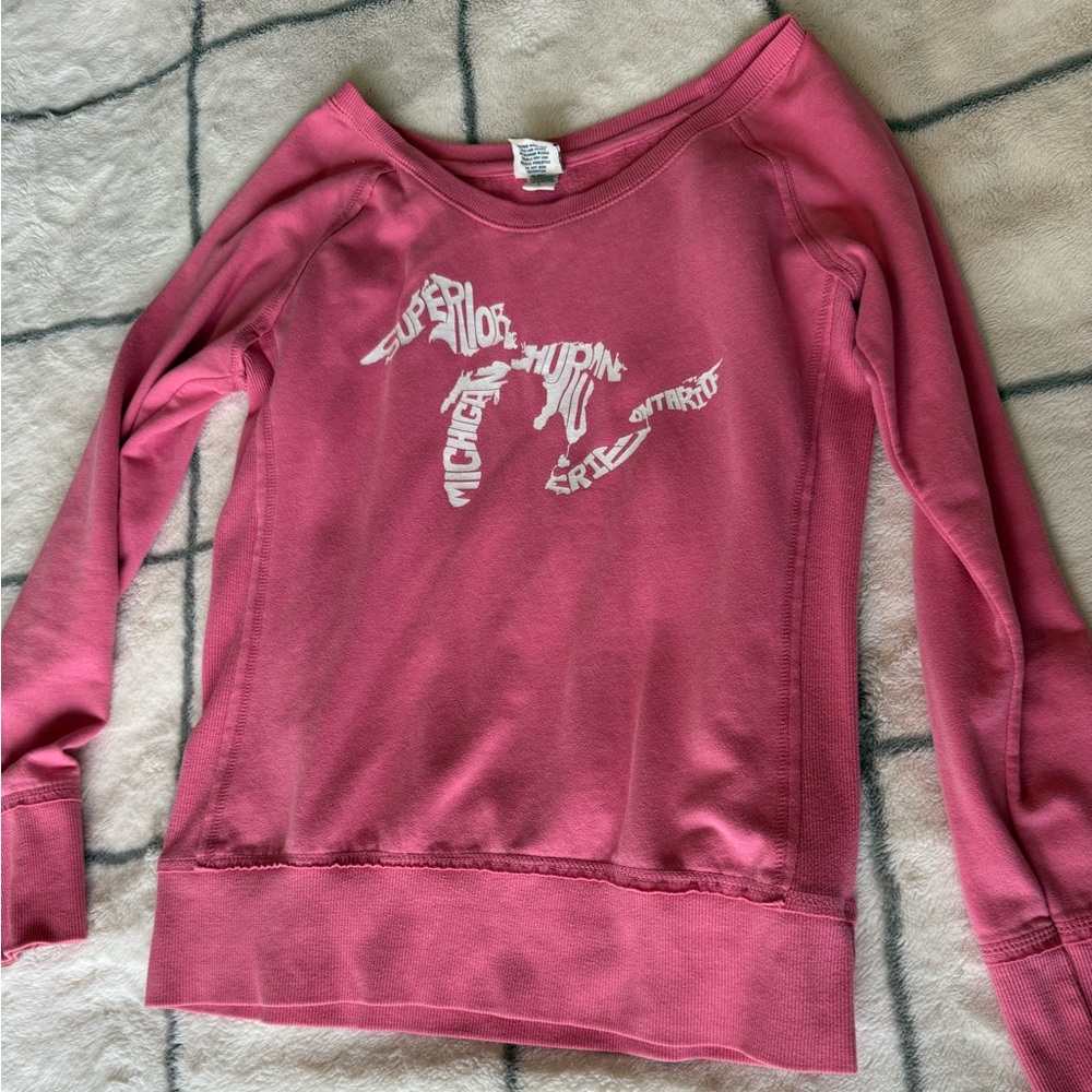 Great Lakes Pink Sweater